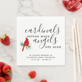 Kardinal Erinnerung Tribut Serviette (Beispiel)