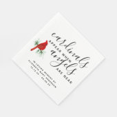 Kardinal Erinnerung Tribut Serviette (Ecke)