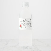 Kardinal Erinnerung Wasserflaschenetikett (Vorderseite)