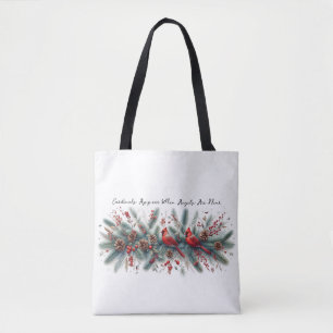 Kardinal erscheinen Engel in der Nähe der Tote Tas Tasche