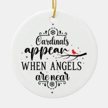 Kardinal erscheinen Engel in der Nähe von Foto Mem