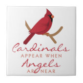 Kardinal erscheinen fliese (Vorderseite)