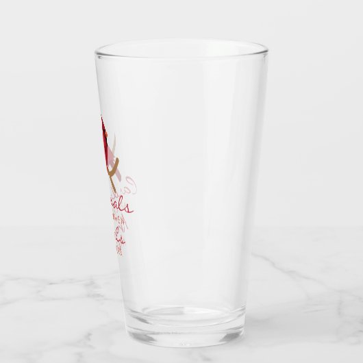 Kardinal erscheinen glas (Links)