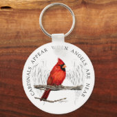 Kardinal erscheinen, wenn Engel in der Nähe des Sc Schlüsselanhänger (Vorderseite)