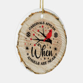 Kardinal erscheinen, wenn Engel in der Nähe sind Keramik Ornament (Rechts)