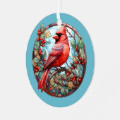 Kardinal erscheinen, wenn Engel in der Nähe sind Ornament Aus Metall (Vorderseite links)