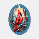 Kardinal erscheinen, wenn Engel in der Nähe sind Ornament Aus Metall (Vorderseite links)