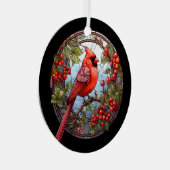 Kardinal erscheinen, wenn Engel in der Nähe sind Ornament Aus Metall (Vorderseite Rechts)