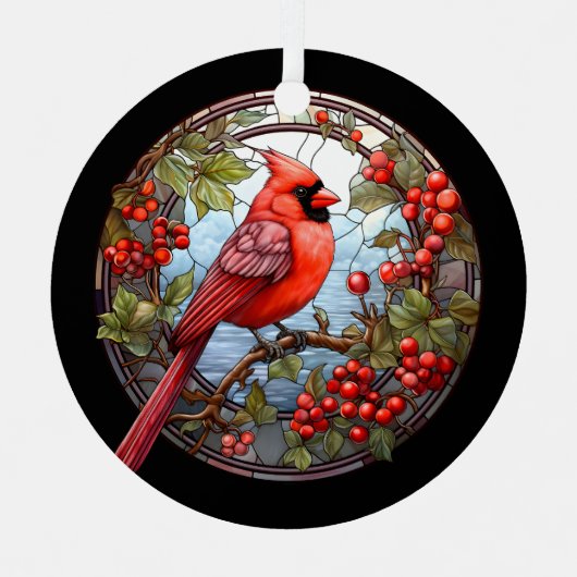 Kardinal erscheinen, wenn Engel in der Nähe sind Ornament Aus Metall (Vorderseite)