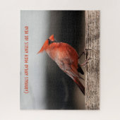 Kardinal erscheinen, wenn Engel in der Nähe sind Puzzle (Vertikal)