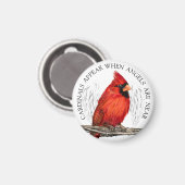 Kardinal erscheinen, wenn Engel in der Nähe von Ma Magnet (Vorderseite/Rückseite)