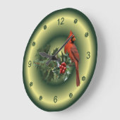 Kardinal erscheinen, wenn Engel in der Nähe ~ Weih Große Wanduhr (Winkel)