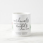 Kardinal erscheinen, wenn Engel nahe am Namen sind Kaffeetasse (Mittel)