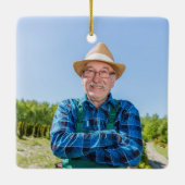 Kardinal erscheinen, wenn Liebende in der Nähe des Keramikornament (Rückseite)