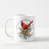 Kardinal erscheint Sympathie-Feiergrün Kaffeetasse (Links)