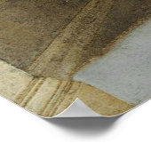 Kardinal Erzbischof saß auf seinem schattigen Balk Poster (Ecke)