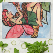 Kardinal Fairy Geschirrtuch (Gefaltet)