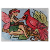 Kardinal Fairy Schneidebrett (Vorderseite)