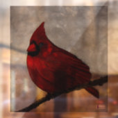Kardinal-Fensterdekor Fensteraufkleber (Blatt 2)