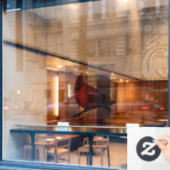 Kardinal-Fensterdekor Fensteraufkleber (Café-Fenster)