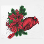 Kardinal Fleecedecke (Vorderseite (Horizontal))