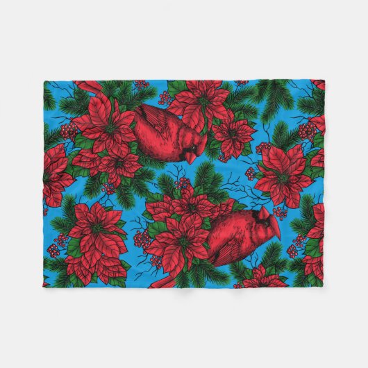 Kardinal Fleecedecke (Vorderseite (Horizontal))