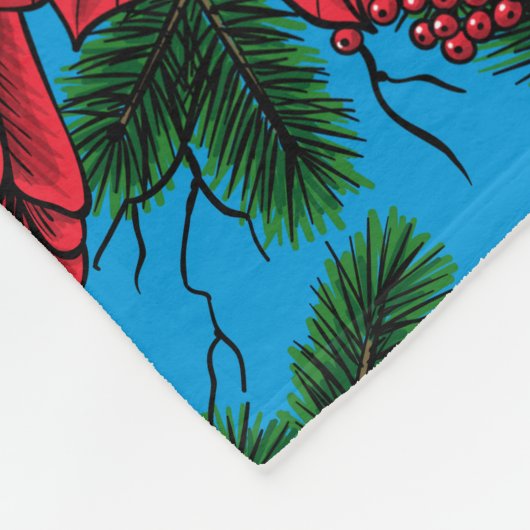 Kardinal Fleecedecke (Ecke)