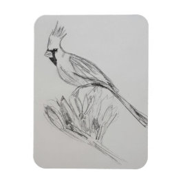 Kardinal Flexible Foto Magnet