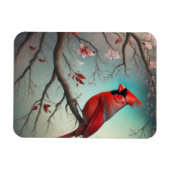 Kardinal- Flexibles Foto-Magnet Magnet (Horizontal)