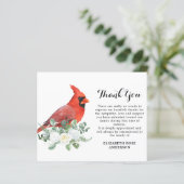 Kardinal Floral Beileid Beerdigung Vielen Dank (Stehend Vorderseite)