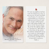 Kardinal-Foto-Gedenkkarte (Vorne & Hinten)