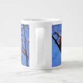 Kardinal Foto & Zitat: Engel sind in der Nähe! Jumbo-Tasse (Rückseite)