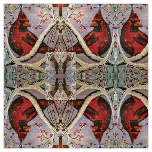 Kardinal Friends Stoff (Muster)