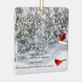 Kardinal From Heaven Keramikornament (Rechts)