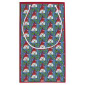 KARDINAL GARANTIERT SNOWMAN, NIEDLICHE CHRISTMAS R KLEINE GESCHENKTÜTE (Rückseite)