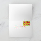 Kardinal Geburtstagskarte Karte (Innenseite)