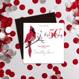 Kardinal-Geburtstagsparty Einladung