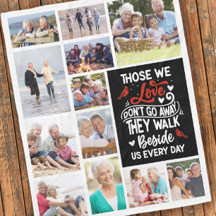 Kardinal Gedicht Fotos Memorial Keepake Fleecedecke