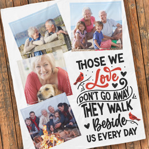 Kardinal Gedicht Fotos Memorial Keepake Fleecedecke