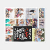 Kardinal Gedicht Fotos Memorial Keepake Fleecedecke (Vorderseite (Horizontal))