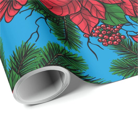 Kardinal Geschenkpapier (Rolleneckpunkt)