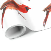 Kardinal Geschenkpapier (Rolleneckpunkt)