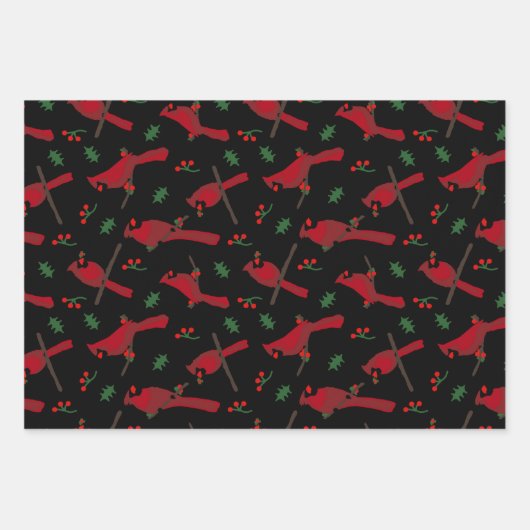 Kardinal Geschenkpapier Set (Vorderseite 3)