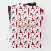 Kardinal Geschenkpapier Set (Beispiel)