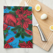 Kardinal Geschirrtuch (Viertel Falte)