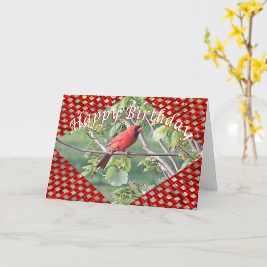 Kardinal & Gitter BD 71-z Karte (Gelbe Blume)