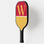 Kardinal & Gold Uni Monogram Pickleball Paddel Pickleball Schläger (Links)