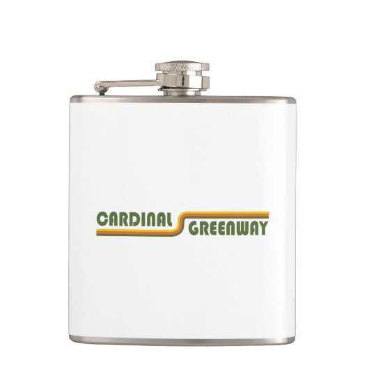 Kardinal Greenway Indiana Flachmann (Vorderseite)