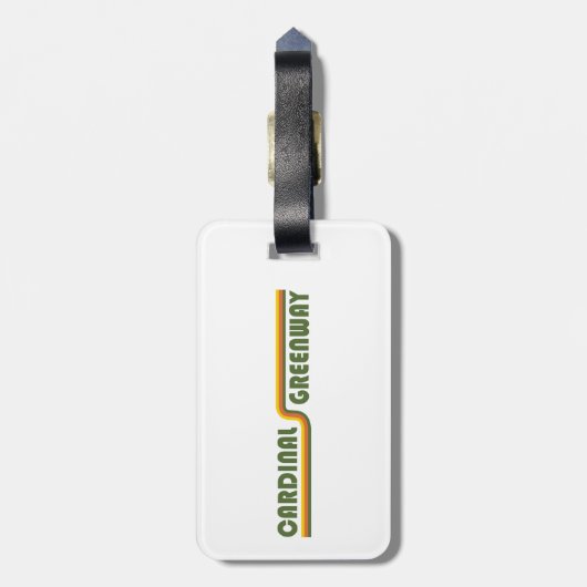 Kardinal Greenway Indiana Gepäckanhänger (Rückseite vertikal)