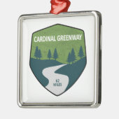 Kardinal Greenway Indiana Ornament Aus Metall (Links)
